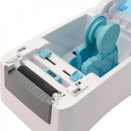 Принтер этикеток, браслетов Xprinter XP-D281B (термо, 56мм, USB+LAN, 203dpi, 203мм\с)